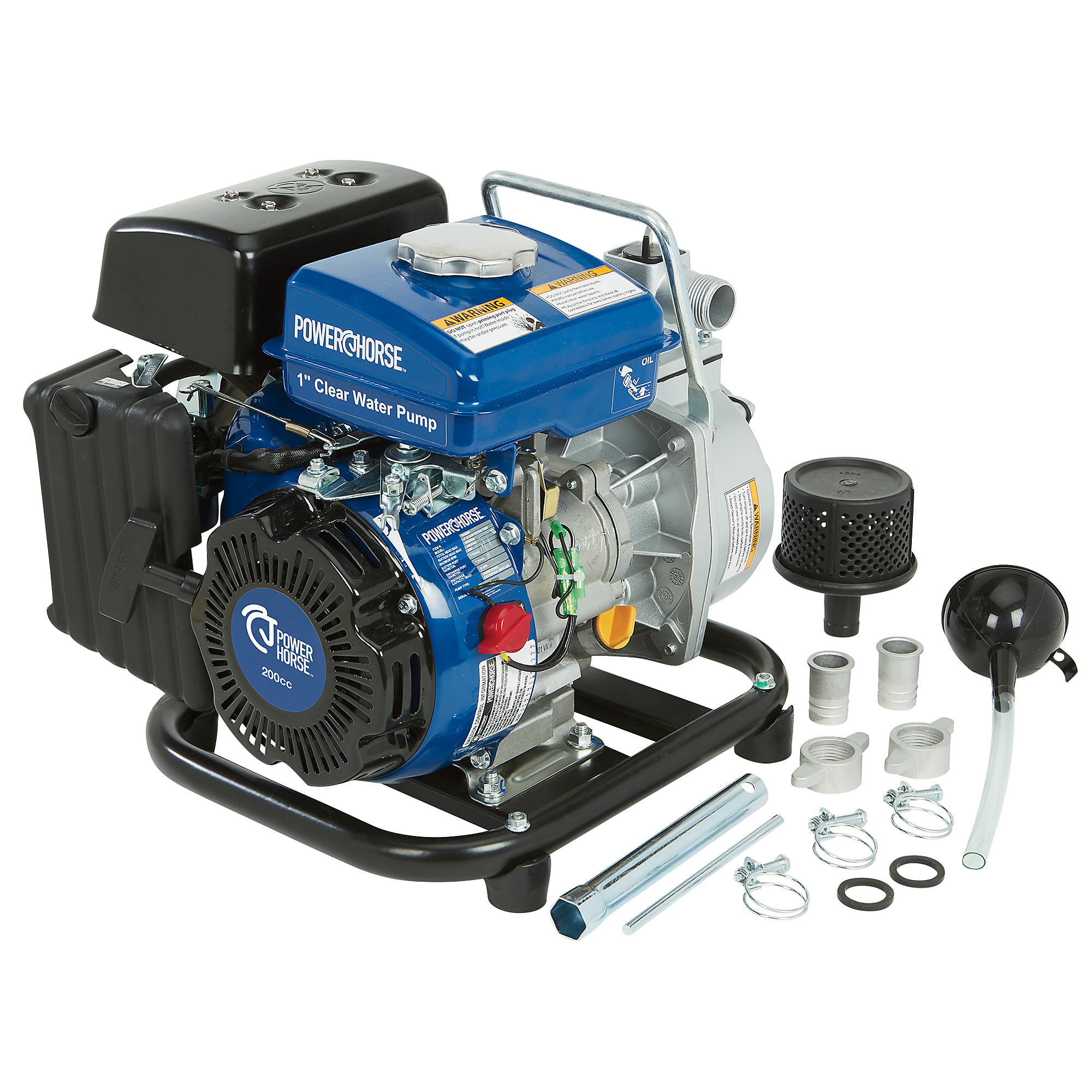 Powerhorse Gas-Powered Clear Water Pump, 36 GPM, 79cc Engine, 1in. Ports, 23ft. Vertical Lift